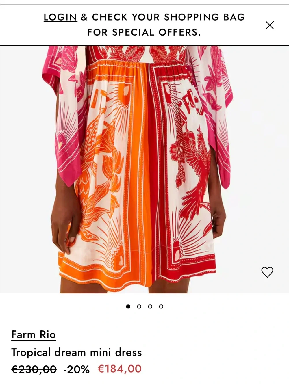 Farm Rio: Tropical dream mini dress - Picture 13 of 13